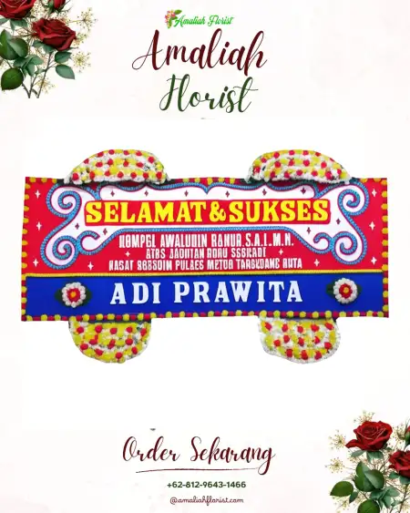Papan Bunga Ucapan Selamat Kampungdalem