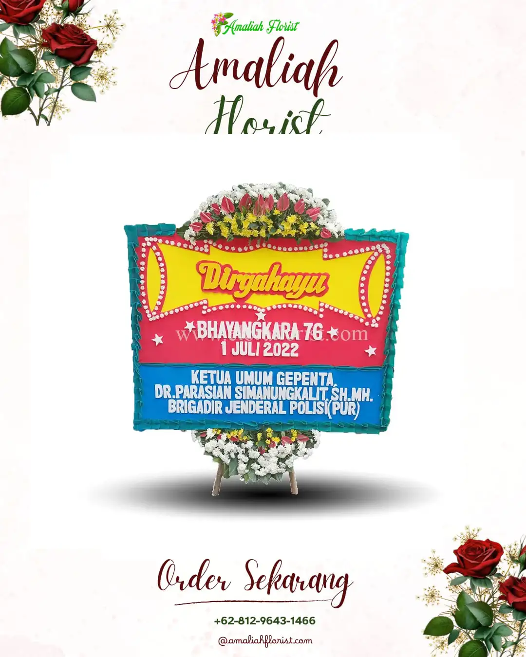 Papan Bunga HUT Ulang Tahun Kampungdalem